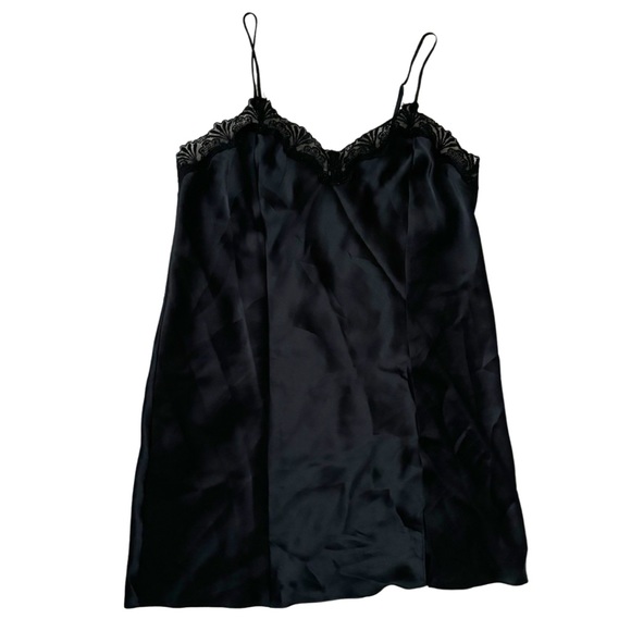 Black Satin Slip - Picture 3 of 3